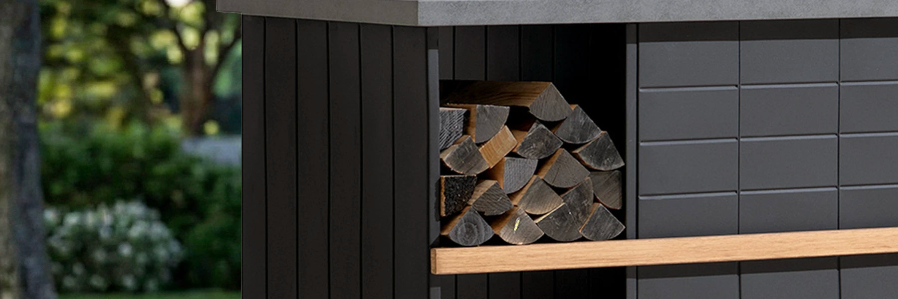 SUNJOY 42 Inch Wood Burning Fireplace with Chimney & Log Holders