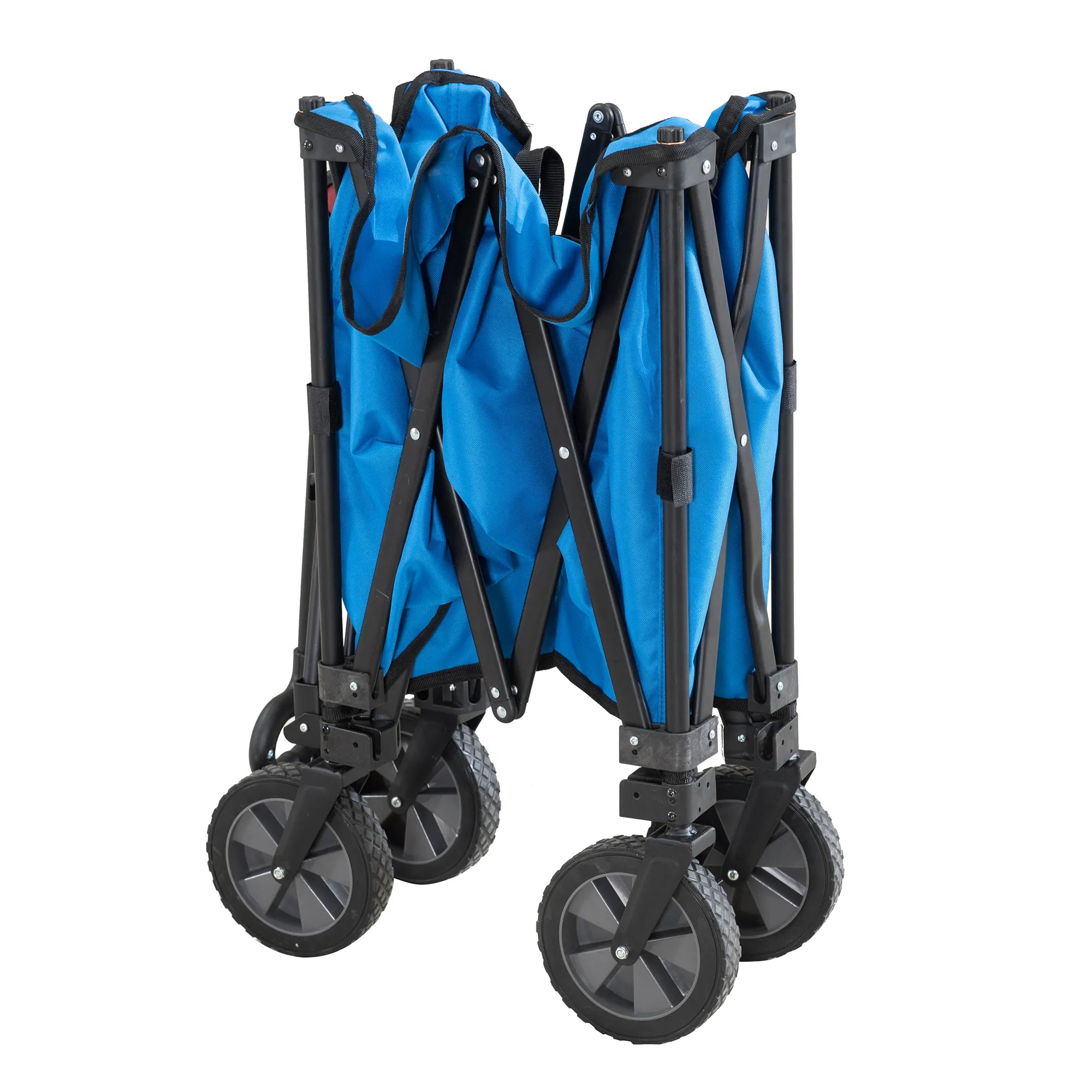 SUNJOY Collapsible Folding Wagon Cart with 255L Oversized Capacity