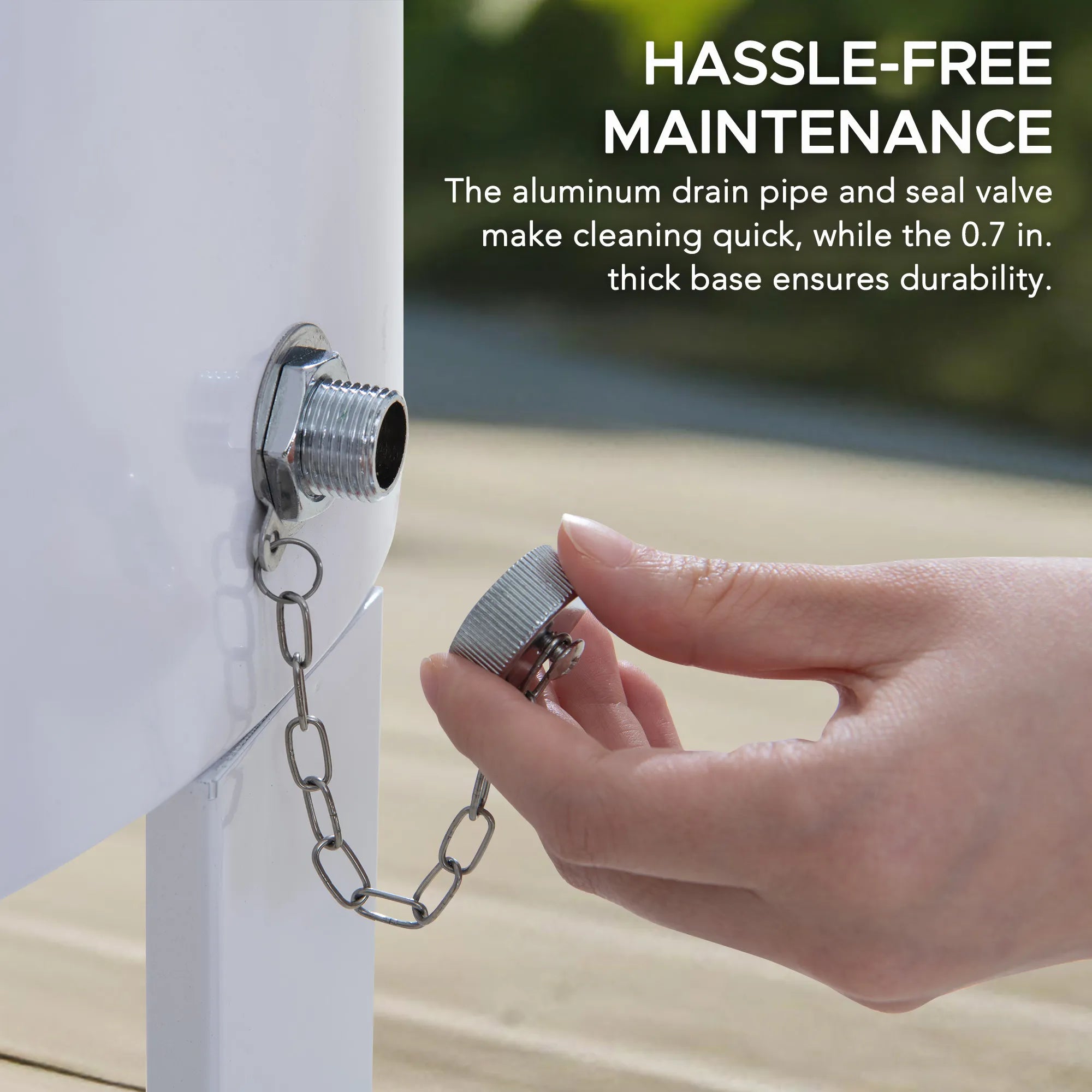 SUNJOY 60 Quart Patio Rooling Cooler Cart with Bottle Opener, Shelf and Lockable Wheels - White