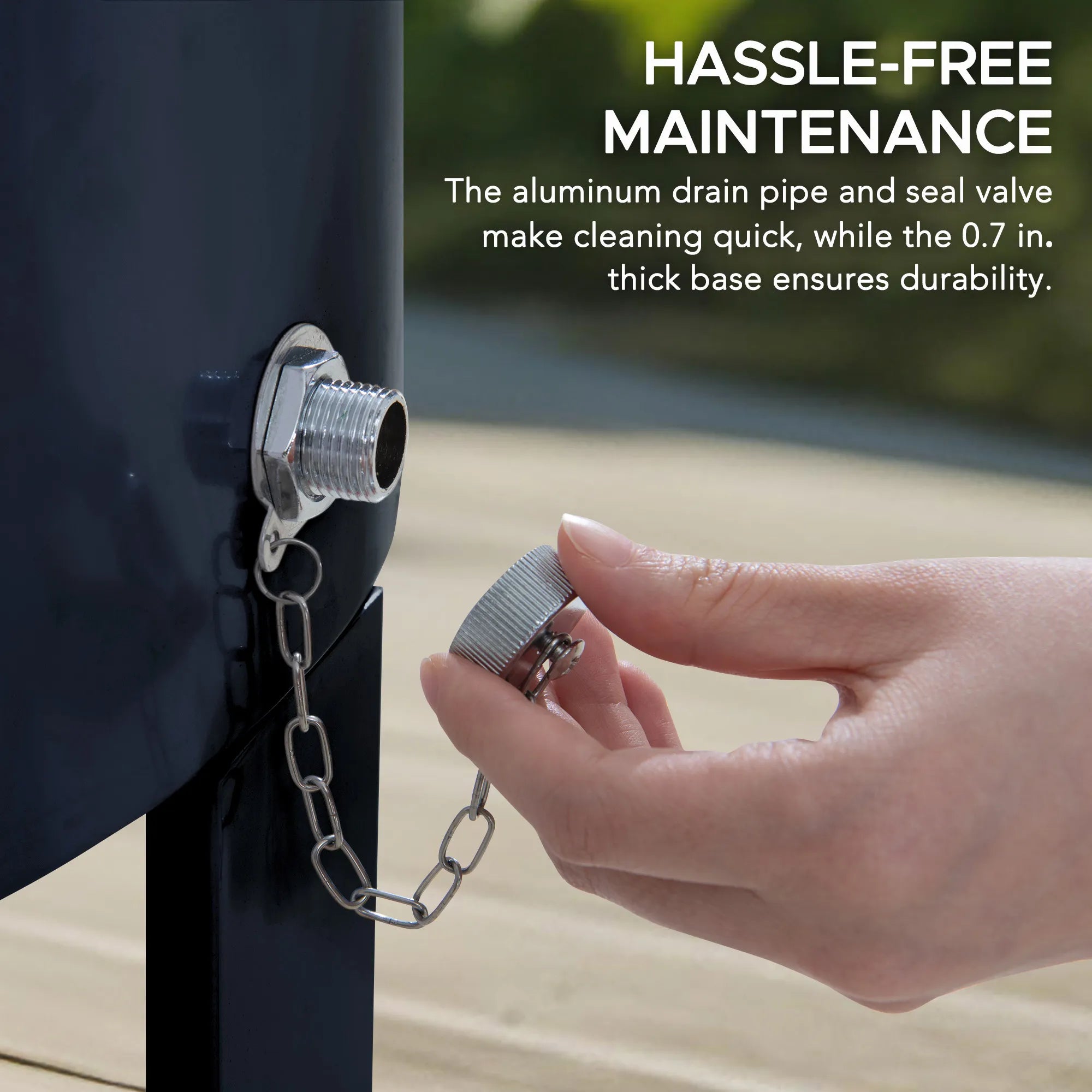 SUNJOY 60 Quart Patio Rooling Cooler Cart with Bottle Opener, Shelf and Lockable Wheels - Blue