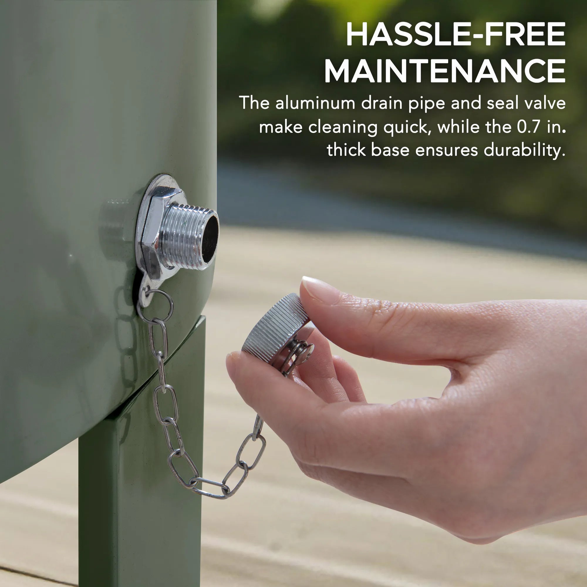 SUNJOY 60 Quart Patio Rooling Cooler Cart with Bottle Opener, Shelf and Lockable Wheels - Green