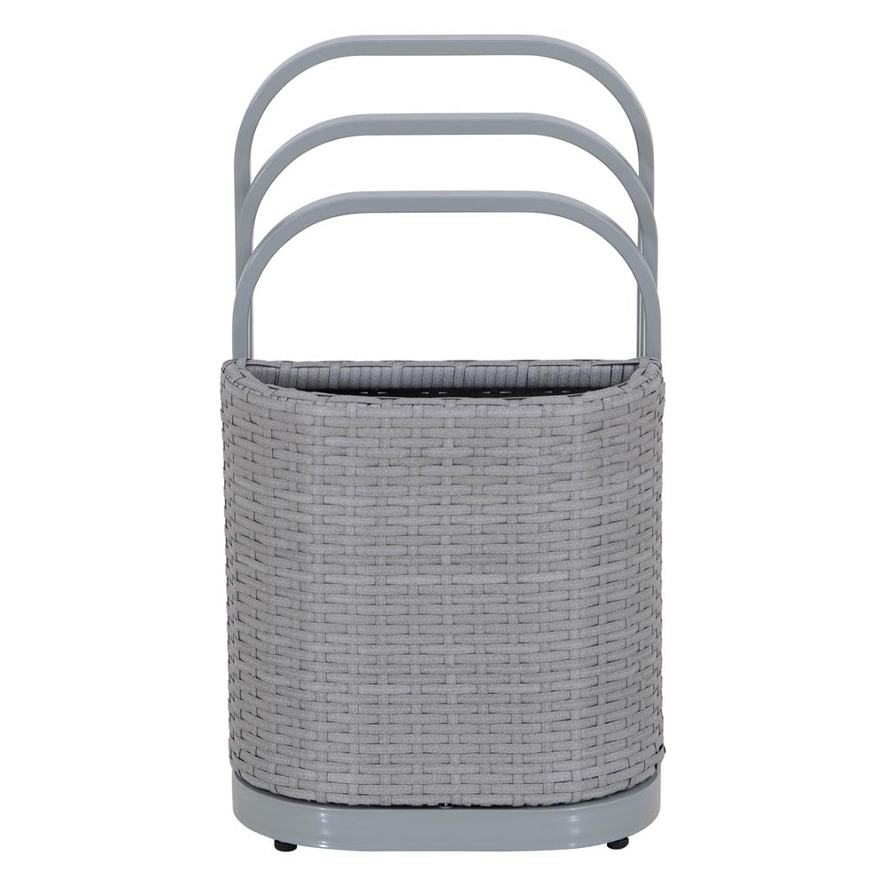 SUNJOY 16 Inch Rust-proof Aluminum Pool Float Storage Rack Organizer.