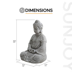 SUNJOY 20 Inch Large  Garden Decorative Buddha Statue