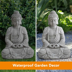 SUNJOY 20 Inch Large  Garden Decorative Buddha Statue