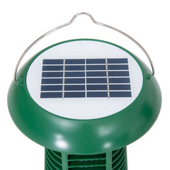 SUNJOY 2 in 1 Solar Powered Bug Zapper with Solar Panel and UV Light