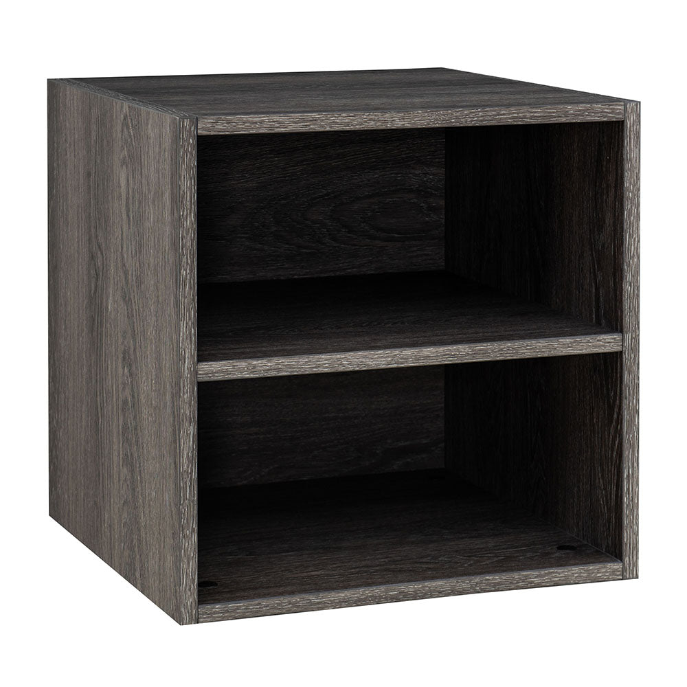 SUNJOY Quub Split Cabinet, Space Saving Stackable MDF Wood Cabinet for Living Room, Bedroom and Other Indoor Space.
