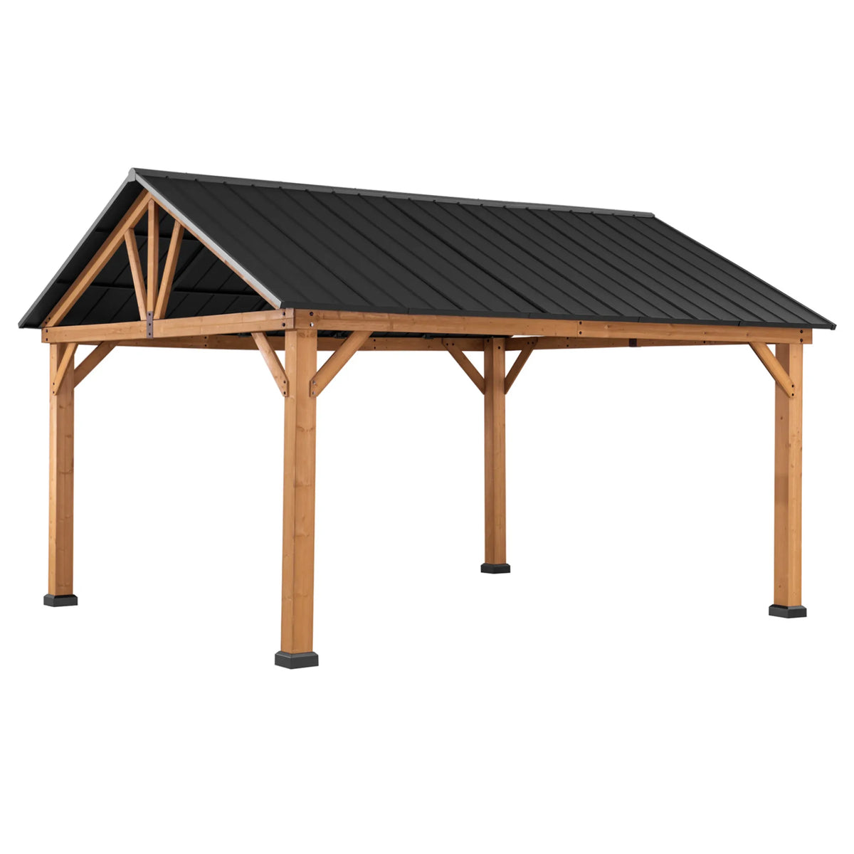 TODI Cedar Wooden Gazebo 3.99m x 3.35m