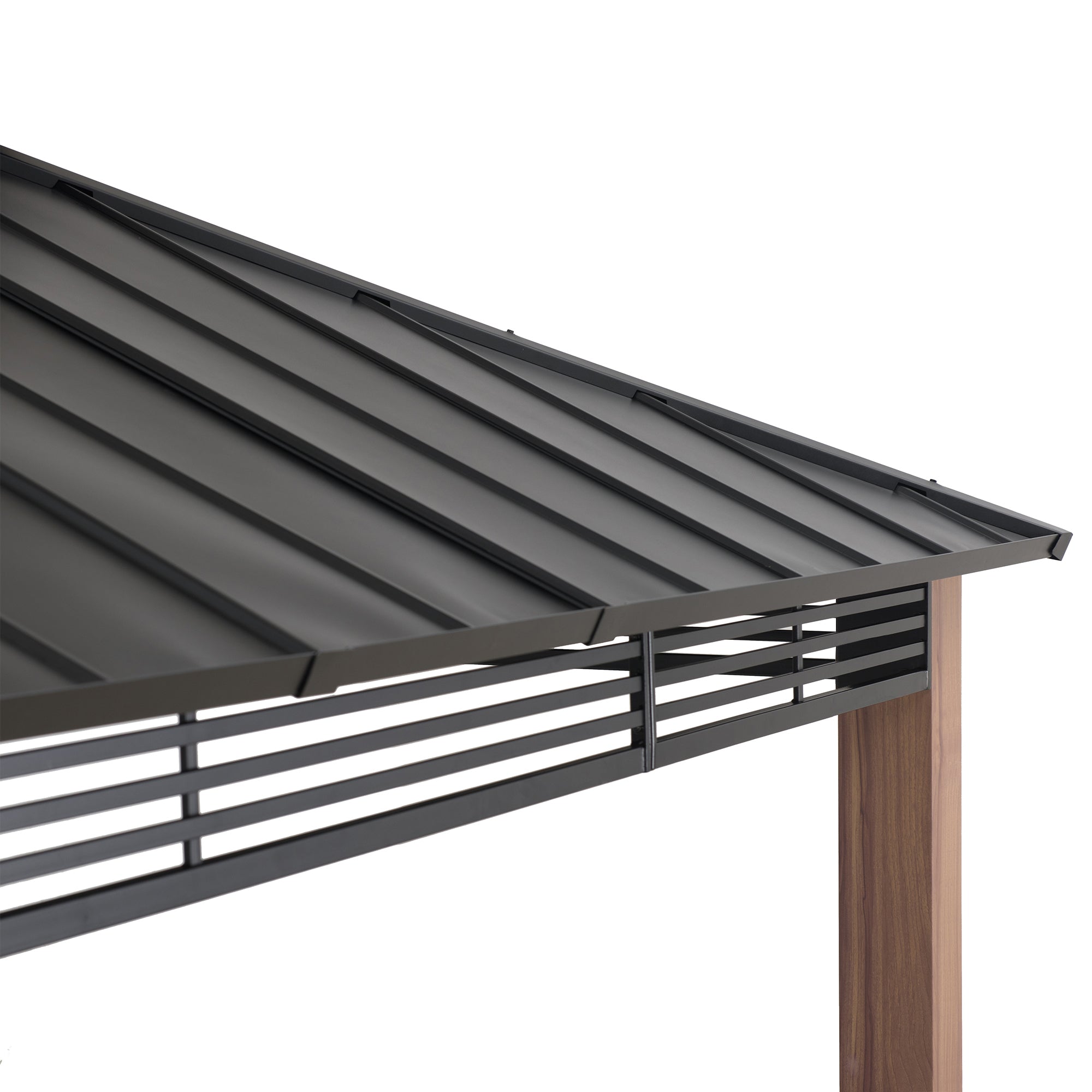 Summit Heavy-Duty Double-Roof Gazebo, 13x15
