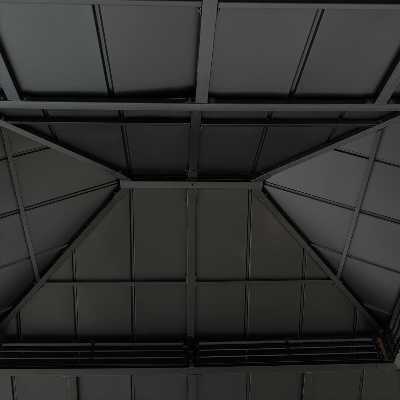 Summit Heavy-Duty Double-Roof Gazebo, 13x15
