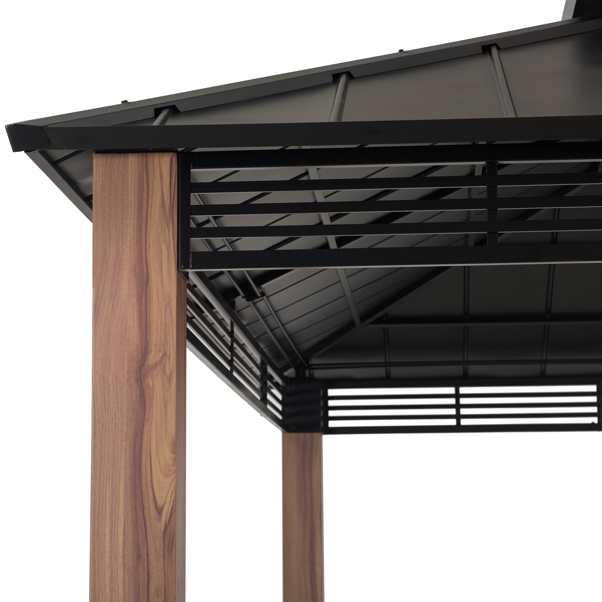 Summit Heavy-Duty Double-Roof Gazebo, 13x15