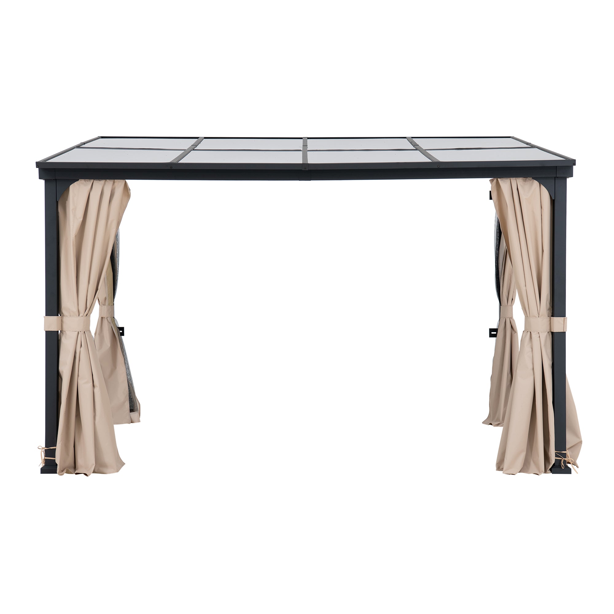 Vista PC-Roof Wall-Mounted Gazebo, 10x12