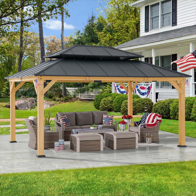 Styles We Love With Sunjoy Gazebos In Spring Afternoon – Golden Bull ...