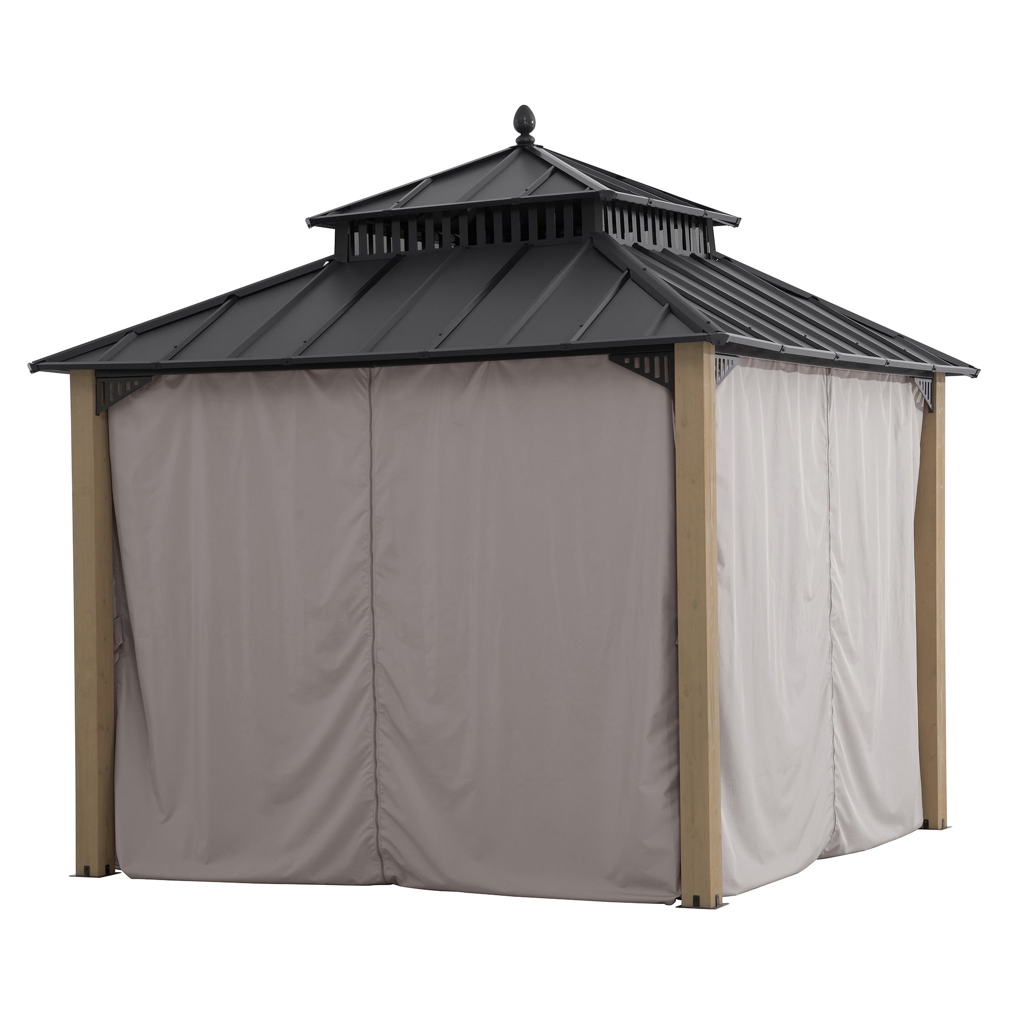 Kingston Elite Cedar Gazebo, 10x10 | Demo 2