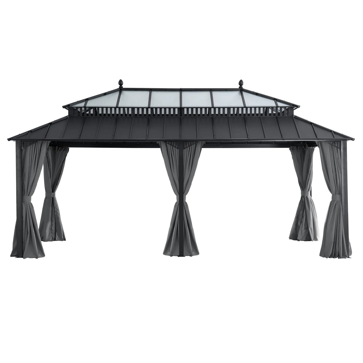 Kingston Horizon PC-Vent Gazebo - Slate Gray, 12x20