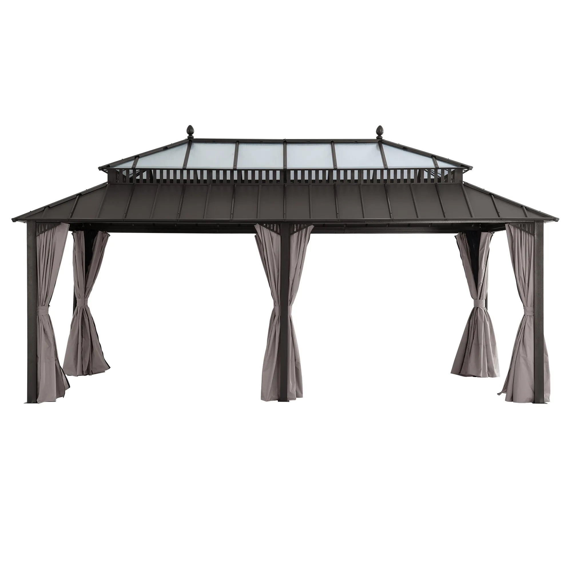 Kingston Horizon PC-Vent Gazebo - Brown, 12x20