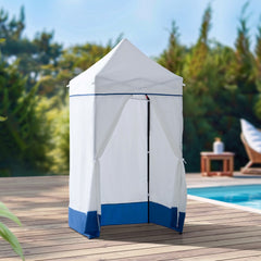 SUNJOY 4x4 Pop-Up Canopy Tent, Outdoor Instant Pop-Up Gazebo with Sidewalls - Navy