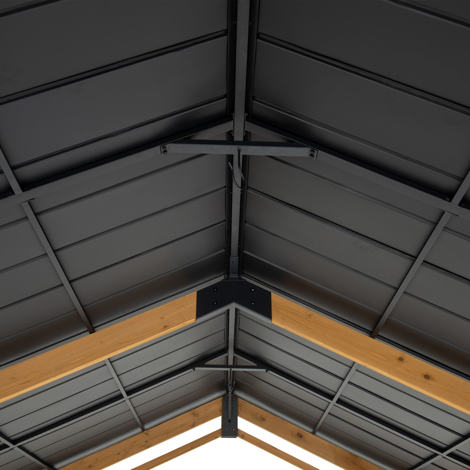Timberland Compact Wood Carport, 11x13