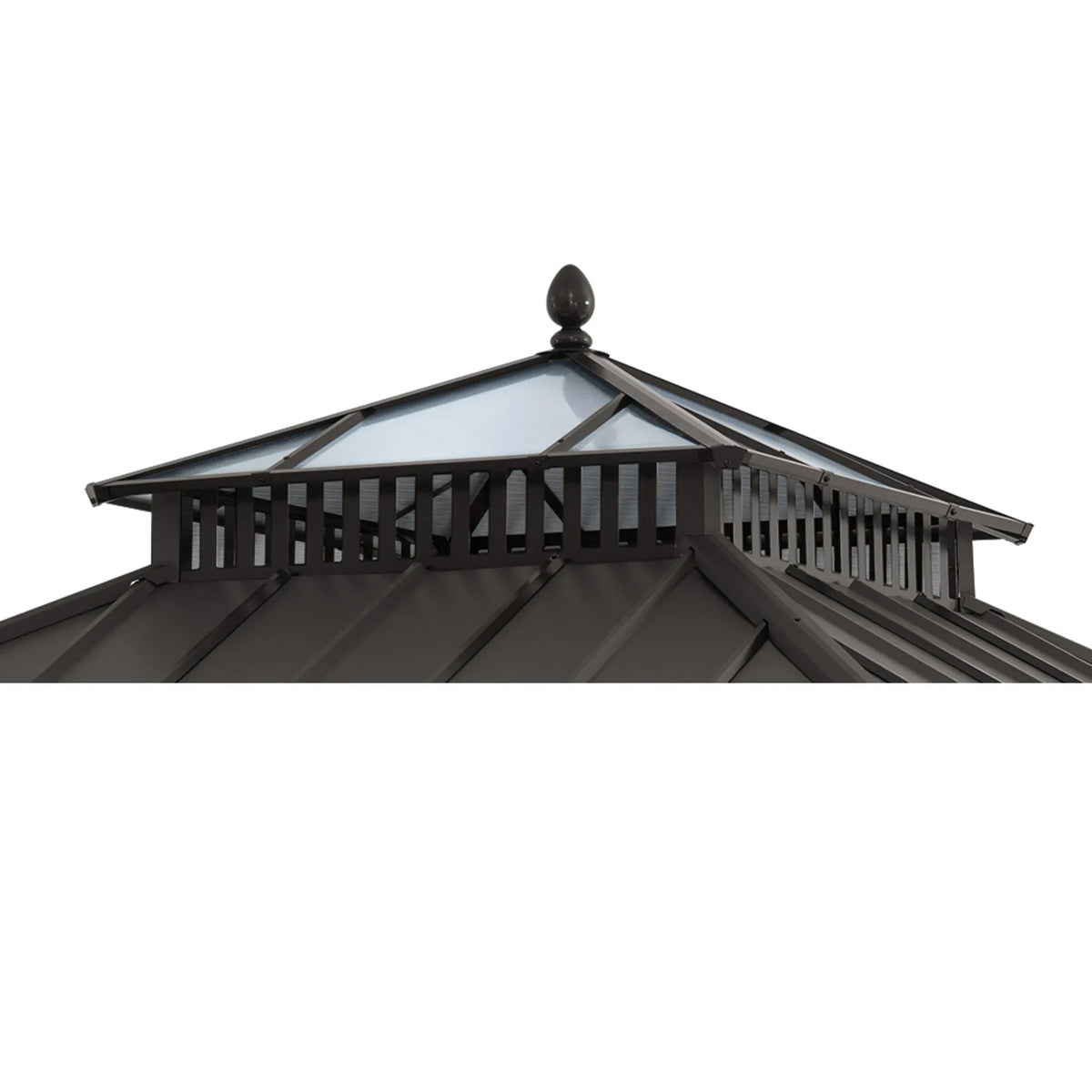Kingston Horizon PC-Vent Gazebo - Brown, 10x10