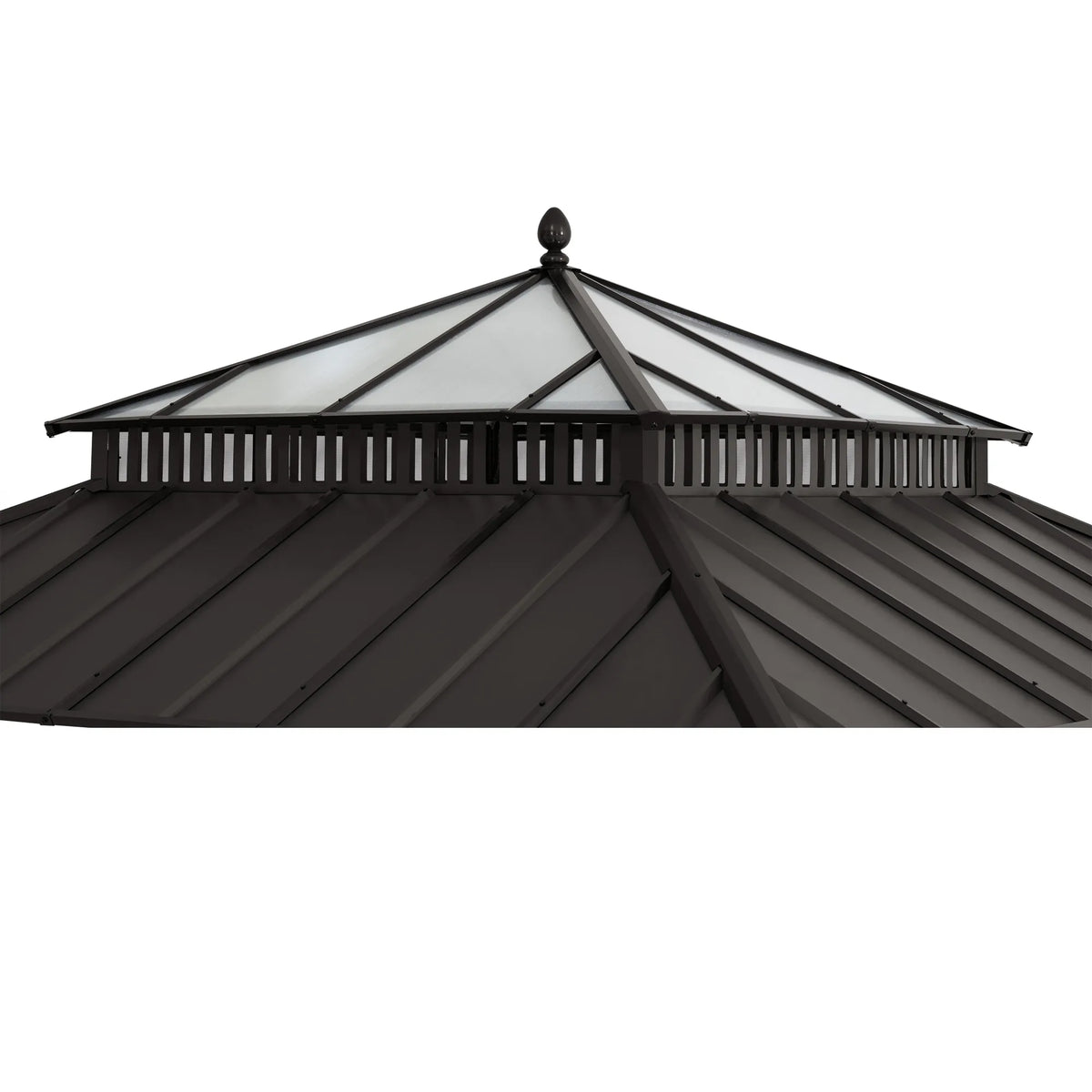 Kingston Horizon PC-Vent Gazebo - Brown, 12x12