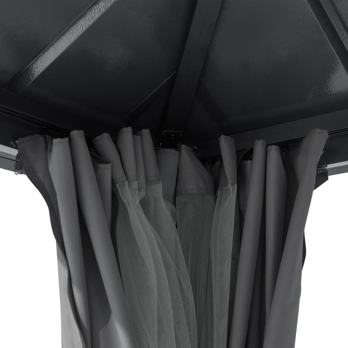 Kingston Aluminum Gazebo - Slate Gray, 10x10