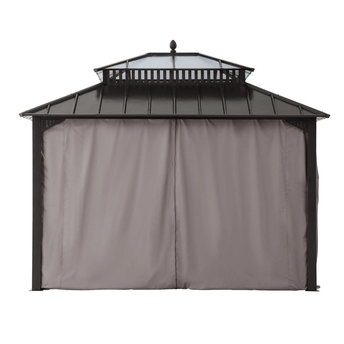 Kingston Horizon PC-Vent Gazebo - Brown, 12x10