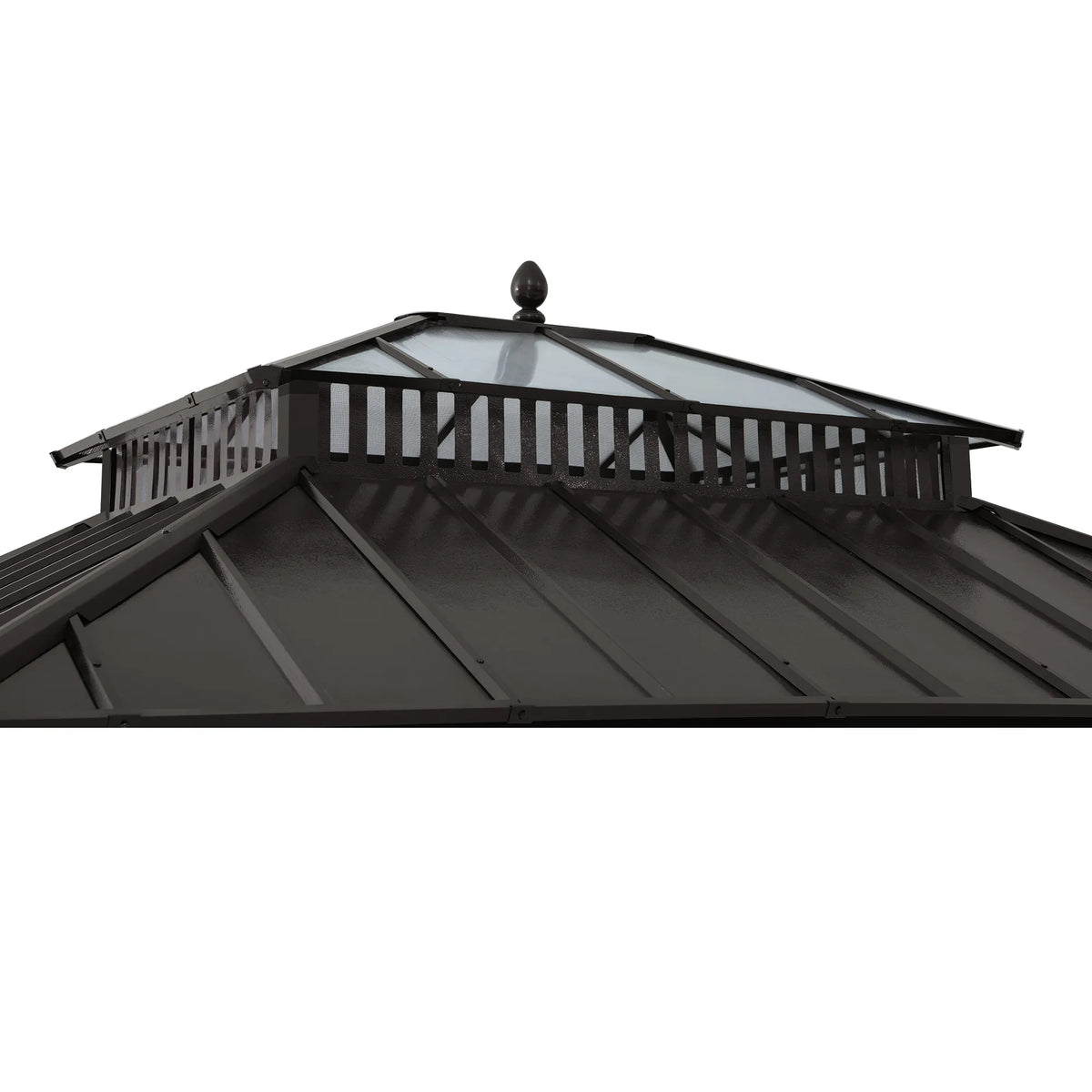 Kingston Horizon PC-Vent Gazebo - Brown, 12x10