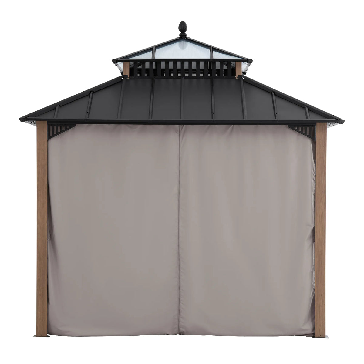 Kingston Horizon PC-Vent Gazebo - Natural Woodgrain, 10x10