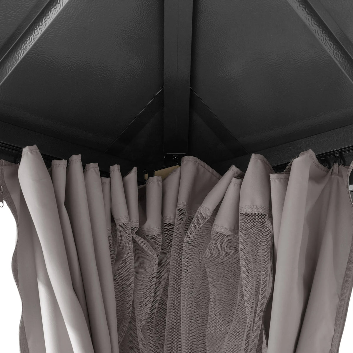 Kingston Horizon PC-Vent Gazebo - Natural Woodgrain, 12x12