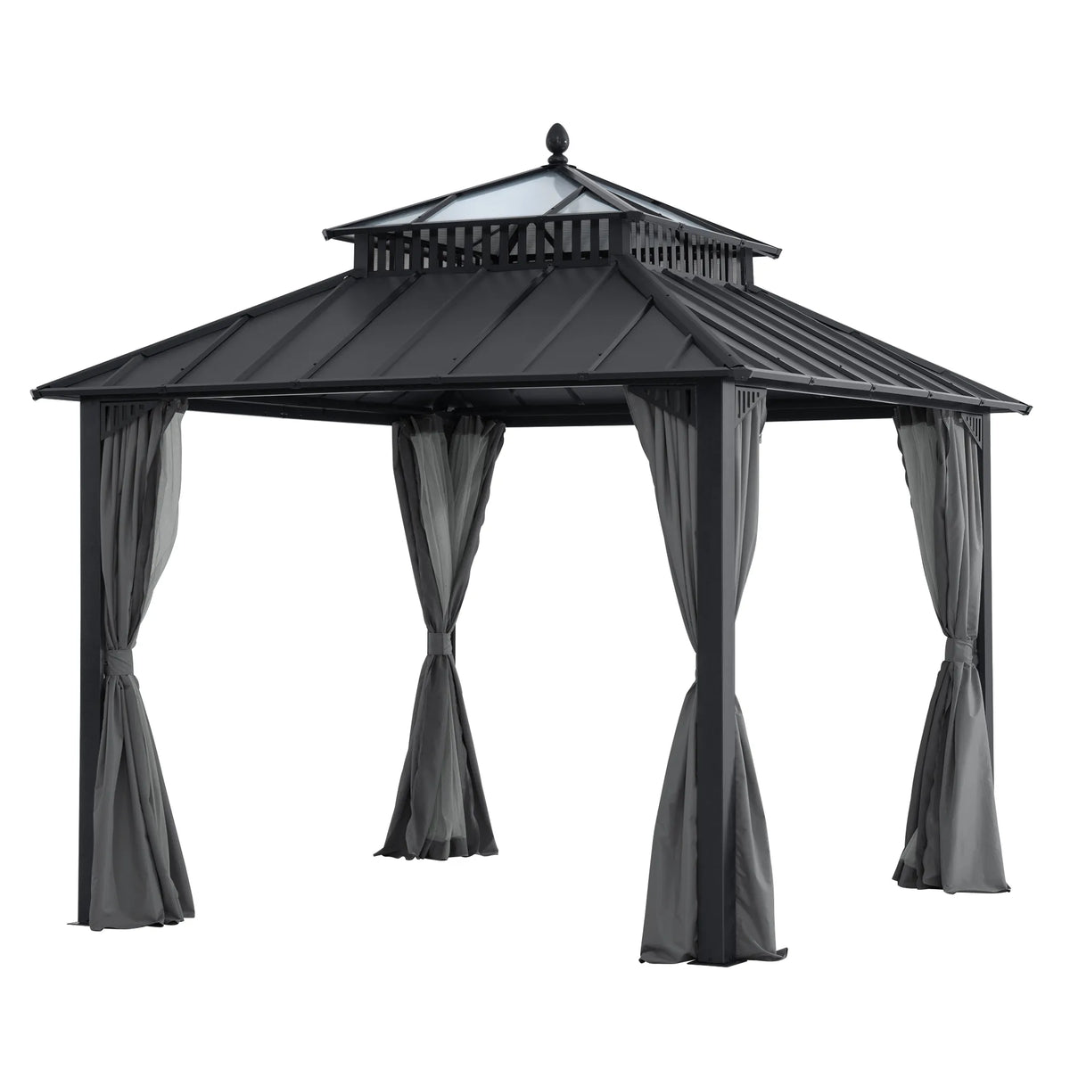 Kingston Horizon PC-Vent Gazebo - Slate Gray, 10x10
