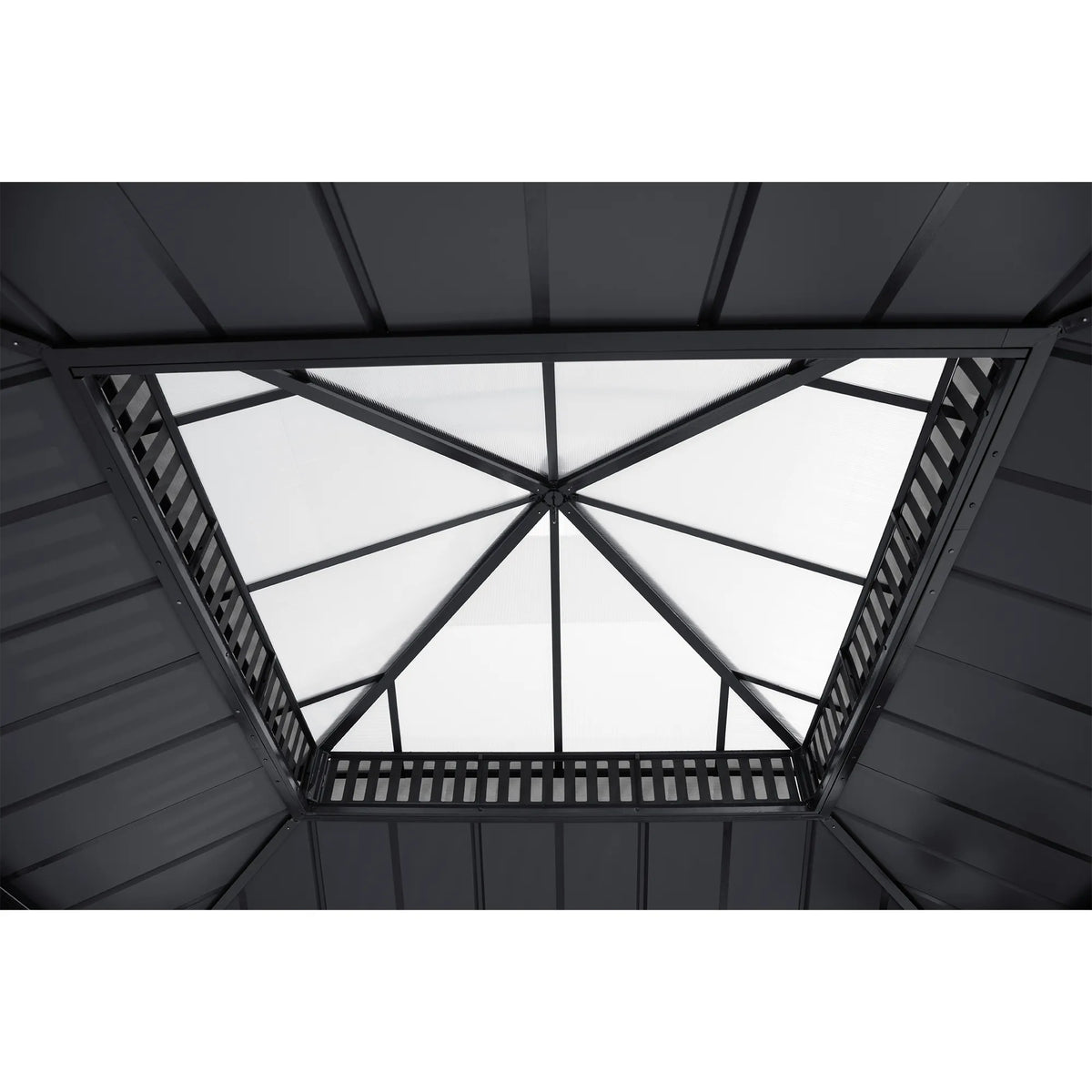 Kingston Horizon PC-Vent Gazebo - Slate Gray, 12x12