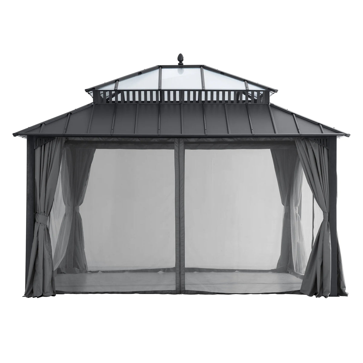 Kingston Horizon PC-Vent Gazebo - Slate Gray, 12x14