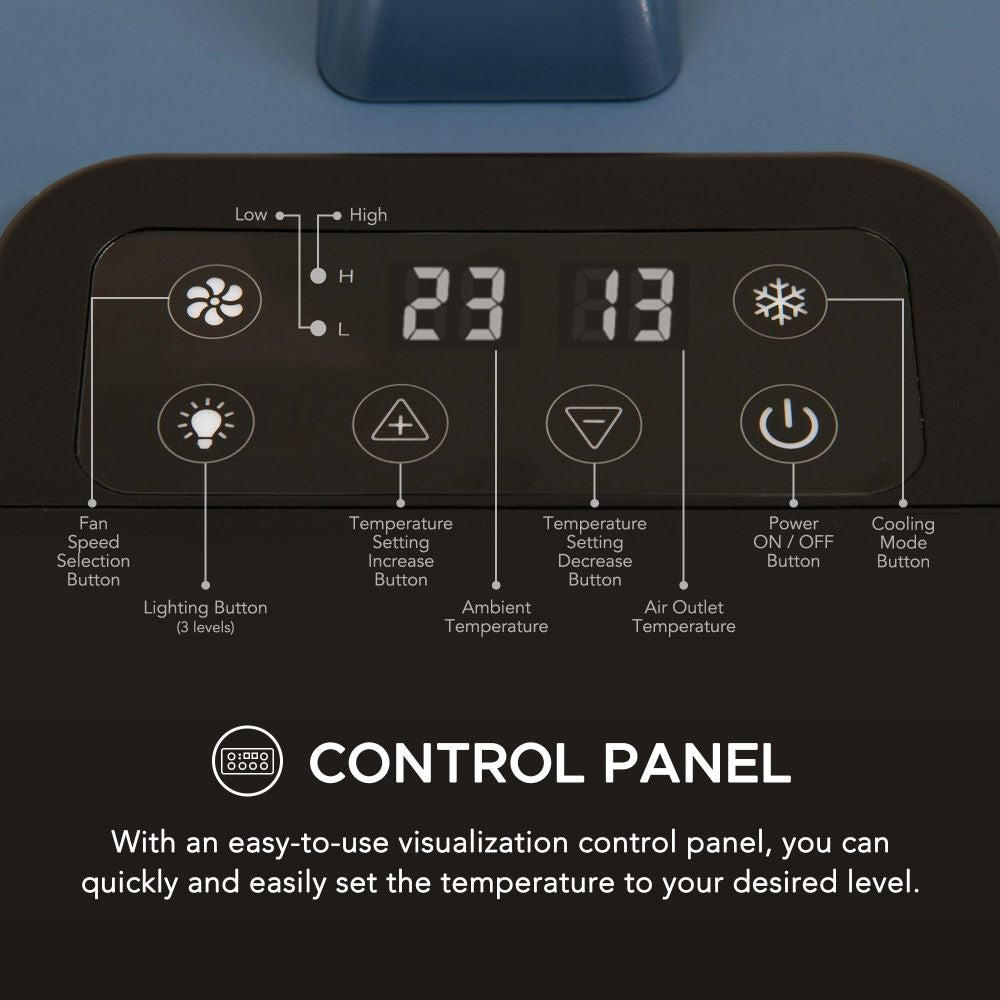 SUNJOY IceCove Portable Air Conditioner for Outdoor Tents, Campervans, Trailers, and Indoors.