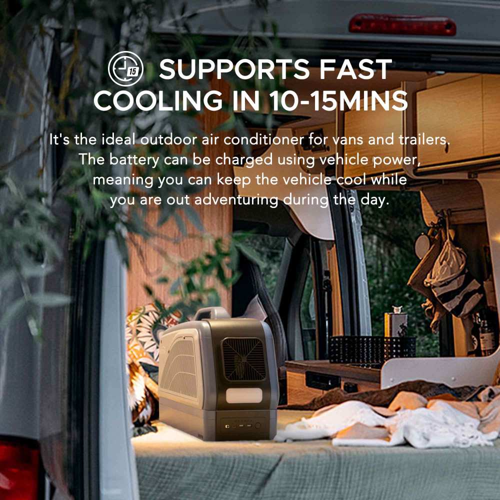SUNJOY IceCove Portable Air Conditioner for Outdoor Tents and Indoors.