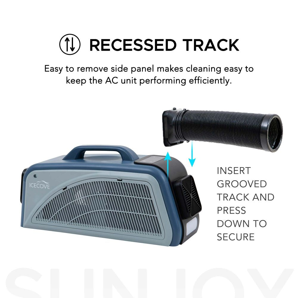 SUNJOY IceCove Portable Air Conditioner for Outdoor Tents, Campervans, Trailers, and Indoors.