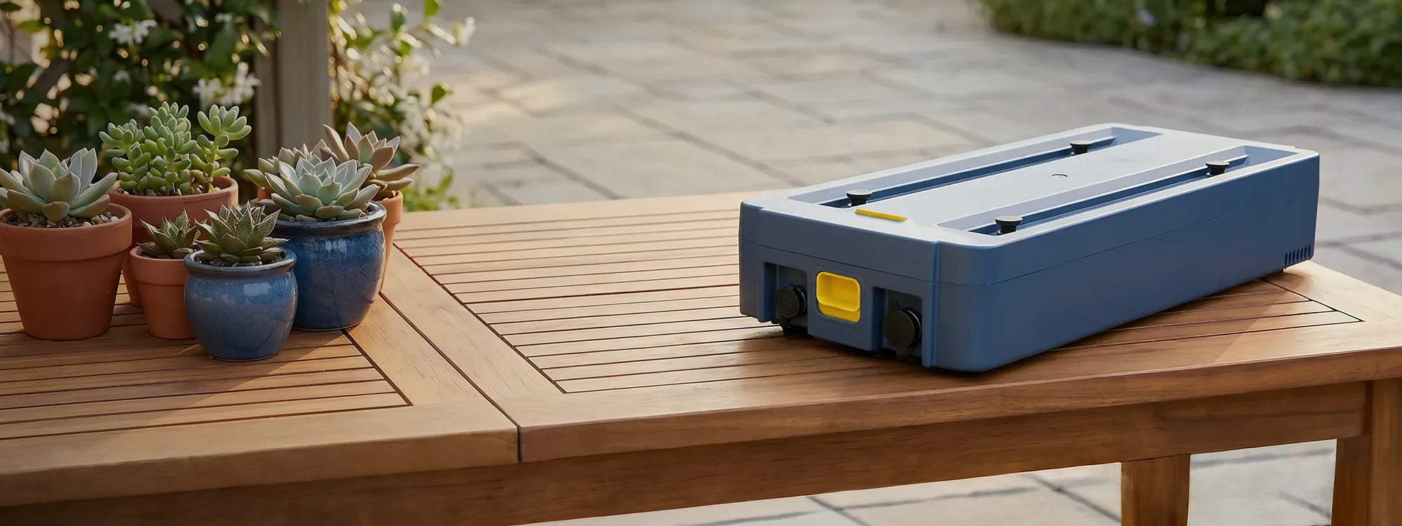 SUNJOY IceCove Portable Air Conditioner Power Bank for Outdoor Tents and Indoors - Blue