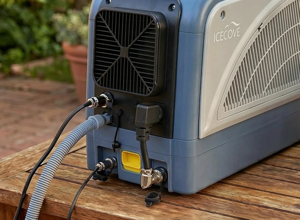 SUNJOY IceCove Portable Air Conditioner with 1 Power Bank for Outdoor Tents and Indoors - Blue