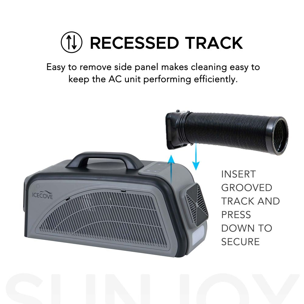 SUNJOY IceCove Portable Air Conditioner for Outdoor Tents, Campervans, Trailers, and Indoors.