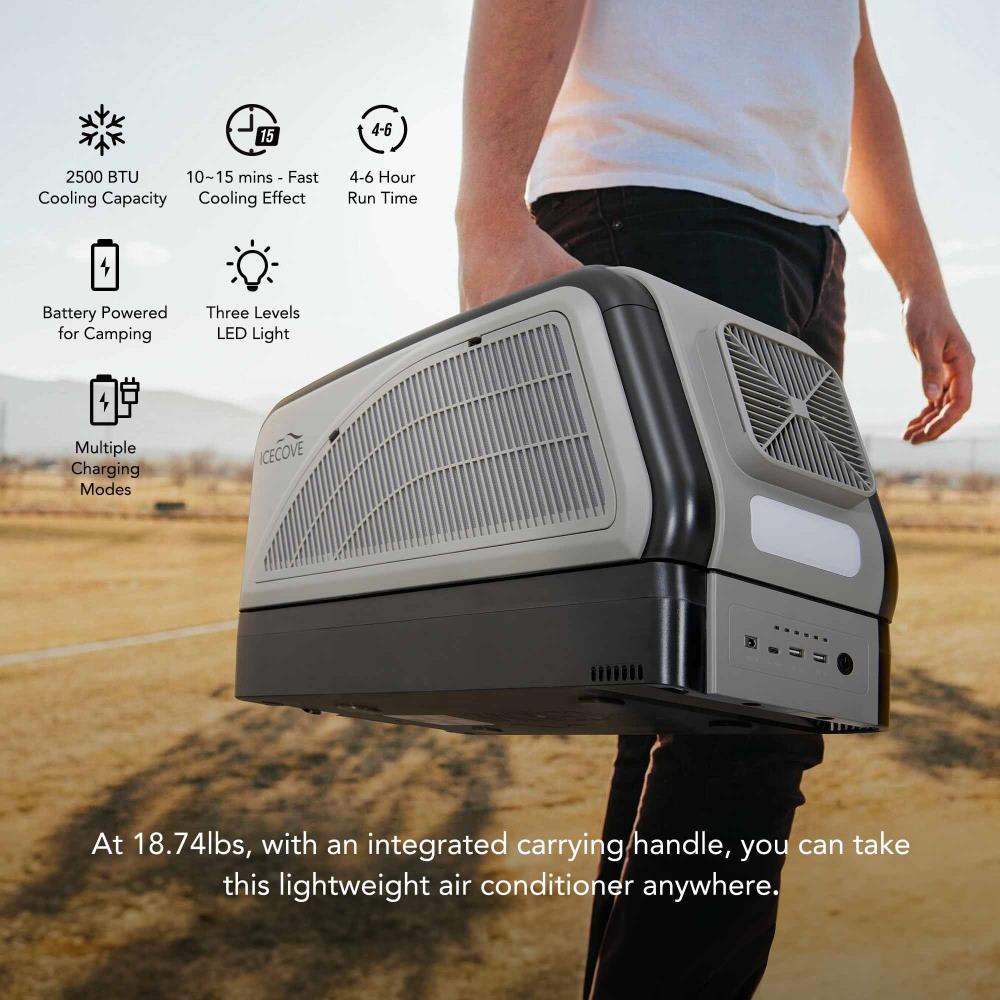 SUNJOY IceCove Portable Air Conditioner for Outdoor Tents, Campervans, Trailers, and Indoors.