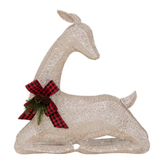 2-Piece Christmas Lighted Lying Deer