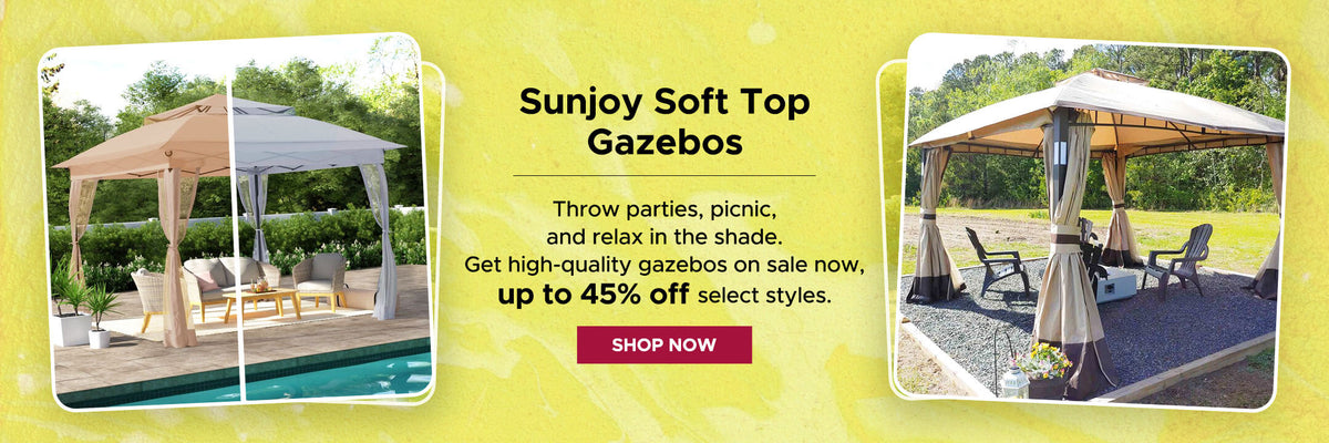 Sunjoy Outdoor Gazebo, Pergola, Fire Pit, Patio Furniture | Sunjoy Group