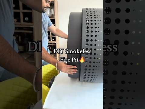 DIY Smokeless Fire Pit Transformation | Zero Smoke, All Cozy