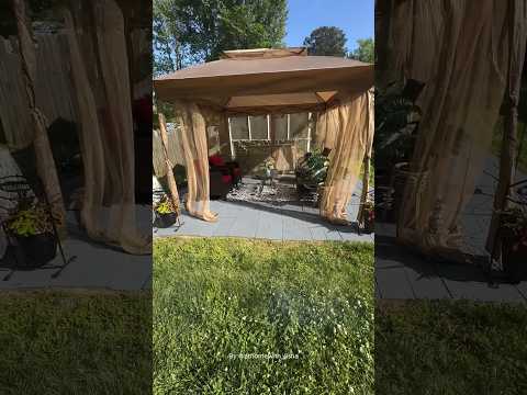 Amazing outdoor decorating ideas with Sunjoy pop up gazebo