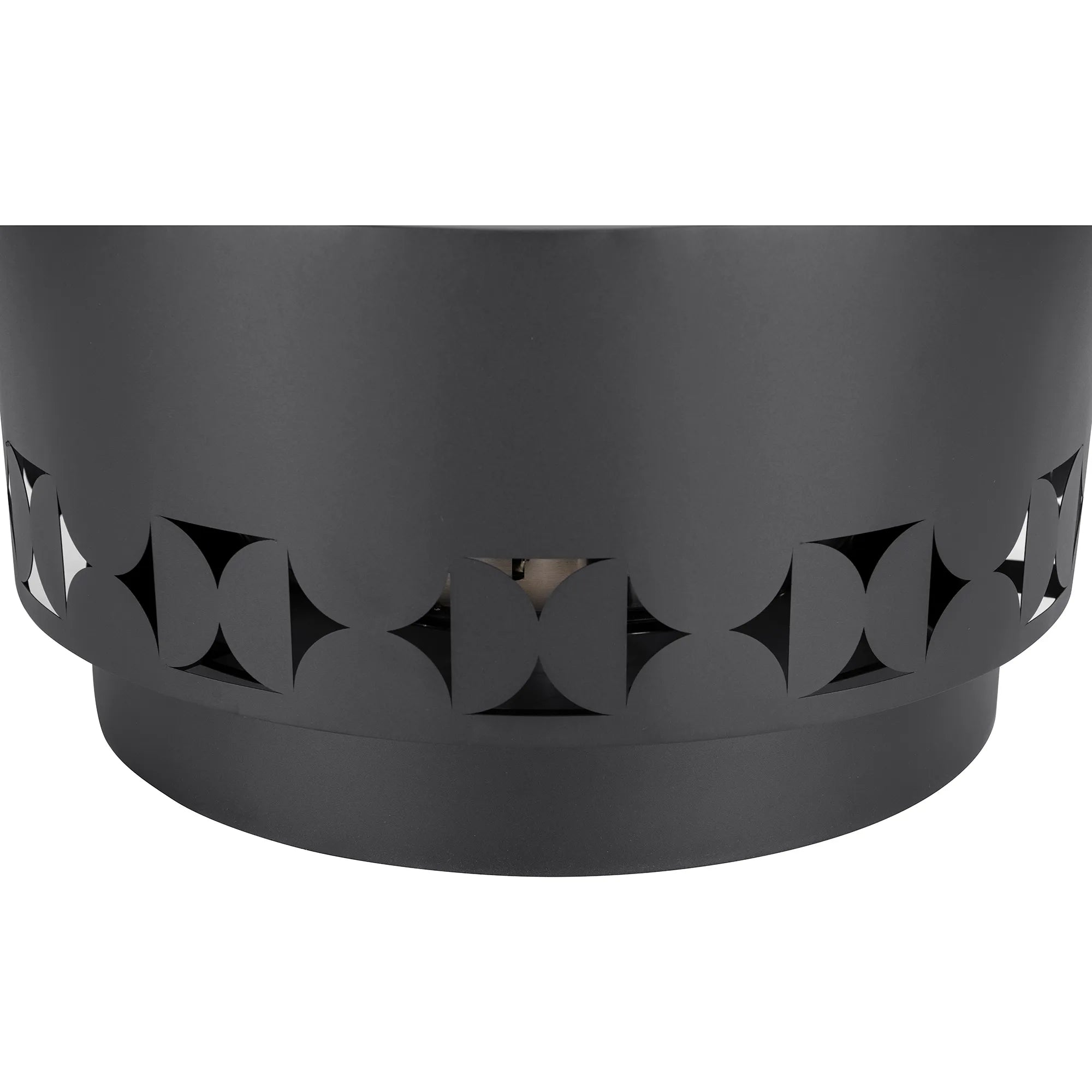 Vulcan Round Smokeless Fire Pit 28", Delta Pattern - Gray
