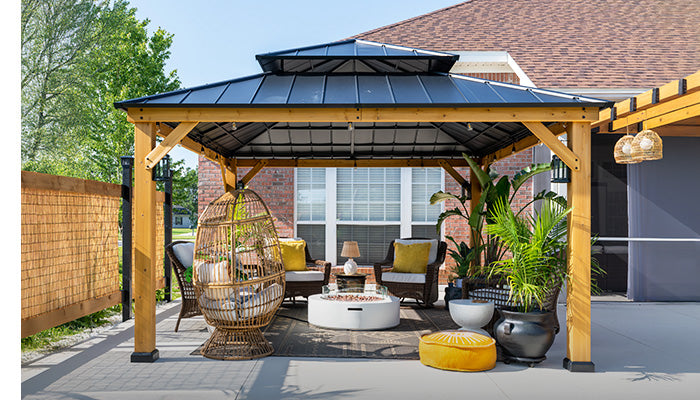 SUNJOY Premium Gazebos, Carports, Pergolas, Patio Furnitures & Outdoor ...