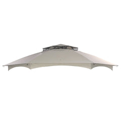 Sunjoy Beige Replacement Canopy For Vineyard Gazebo (11X15 Ft) L-GZ076PST-1A-4 Sold At Walmart US.