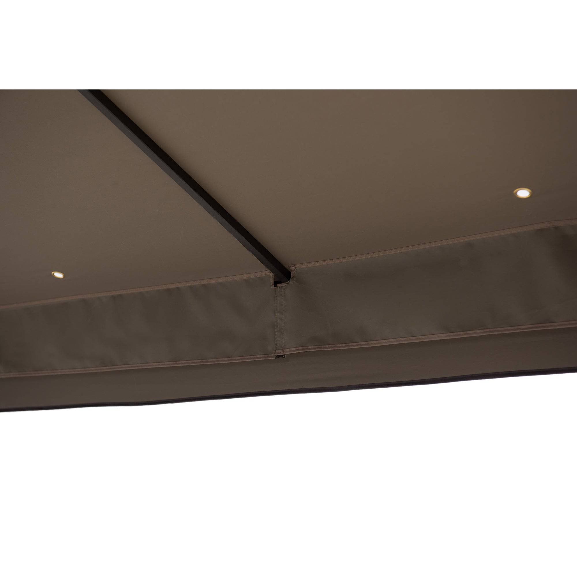 SUNJOY 10x12 Steel Backyard Gazebo with Ceiling Hook.