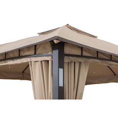 Sunjoy Outdoor Patio Canopy Gazebo Backyard Metal Gazebo Kits for Sale.
