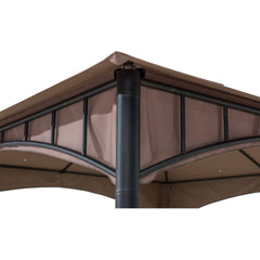 Sunjoy Outdoor Patio 10x10 Gazebo Kits Backyard Metal Canopy Gazebos for Sale.