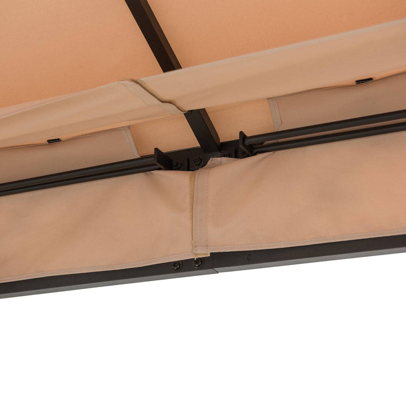 Sunjoy Outdoor Patio 10x12 Gazebo Kits Metal Canopy Gazebos for Sale