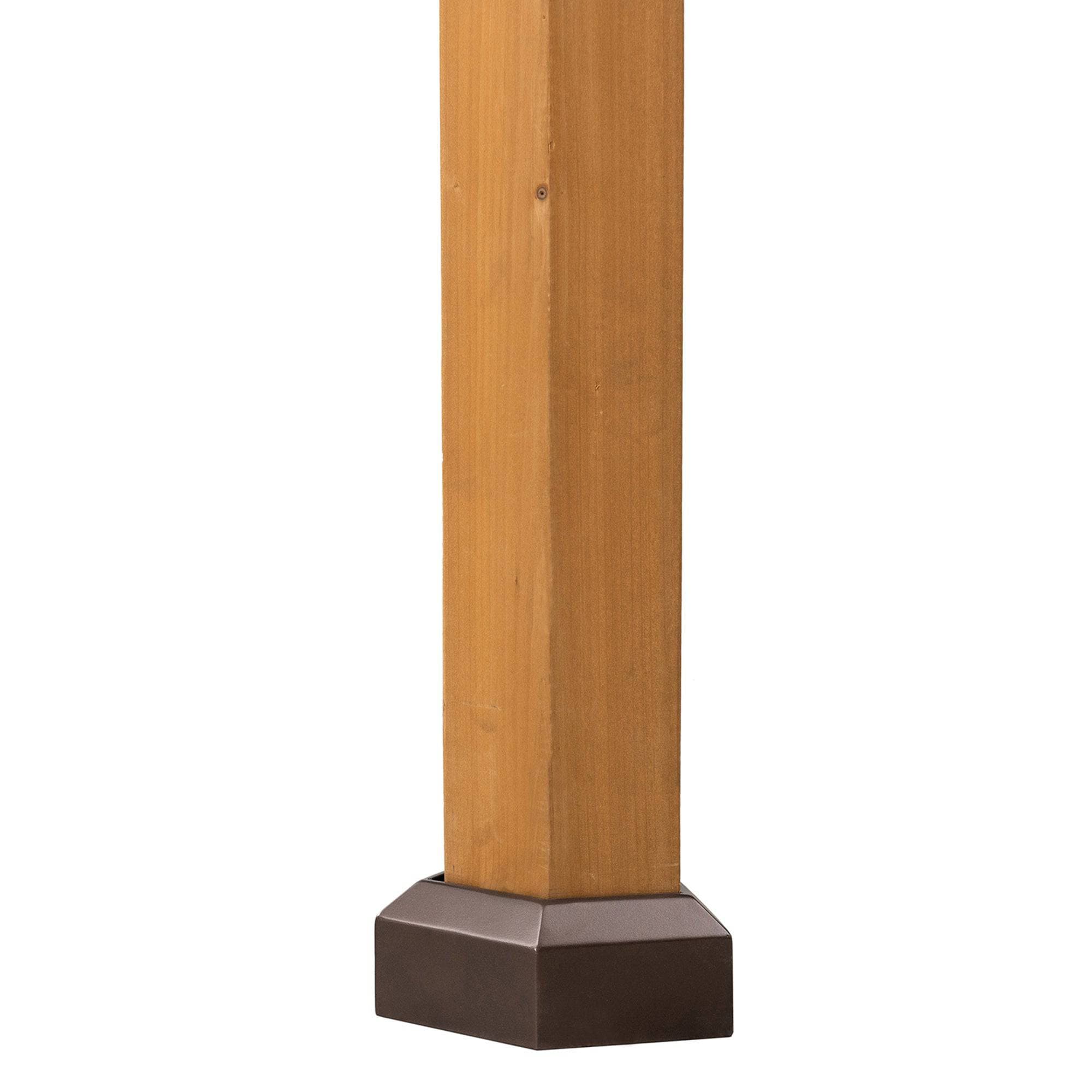 SUNJOY 13x13 Octagon Wooden Gazebo with Ceiling Hook - Brown.